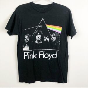 PINK FLOYD | Band Graphic Tee Black Short Sleeve Dark Side of the Moon Size M